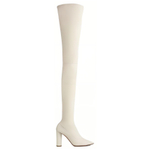 Bottega Veneta Tripod Over the knee Boots 9cm Women"s White