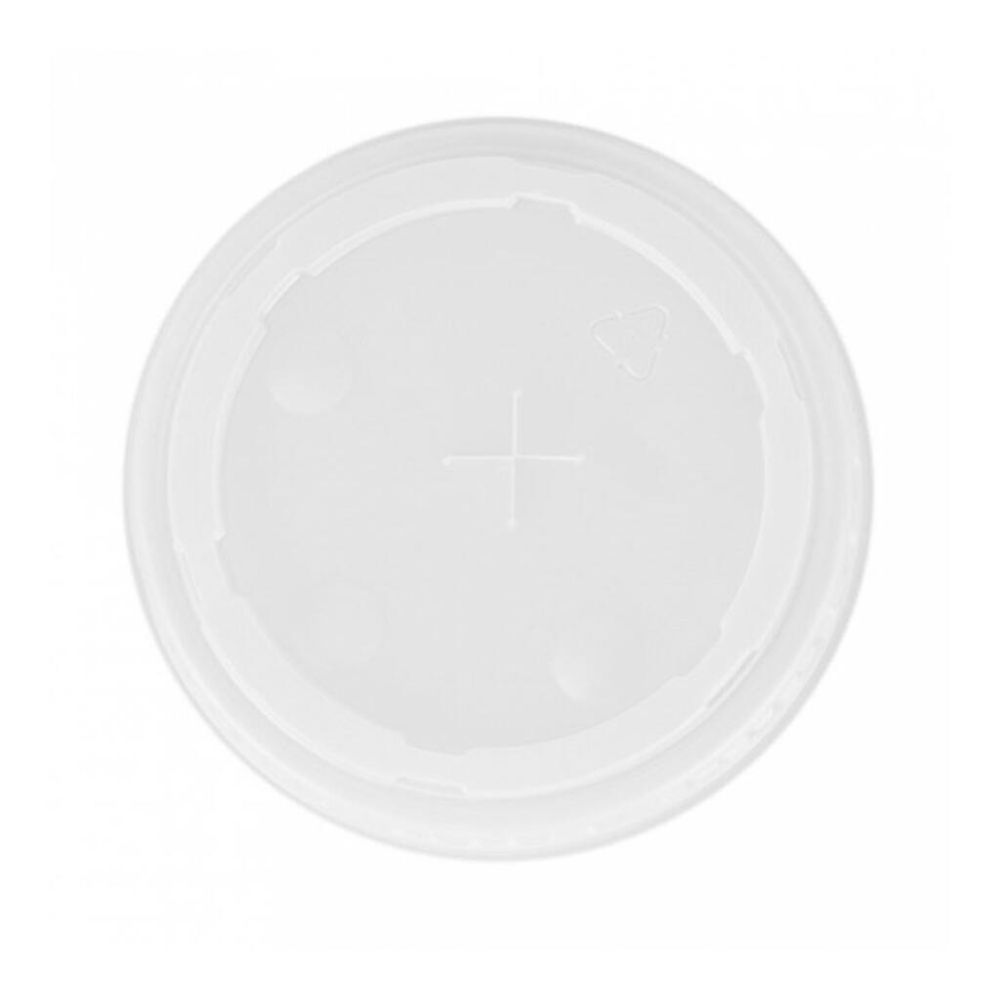 Крышка для стаканов арт. 81210253, 8,4 см, прозрачная, PS, 100 шт
