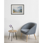 Картина акварельная авторская в паспарту 30х40 см на стену для интерьера "Лох-Несс. Шотландия""