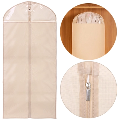 Чехол для одежды «ИДЕЯДОМА», цвет светло - бежевый, 60*130см (пакет)