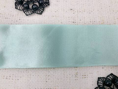 Лента атласная, ш. 5 см, мята