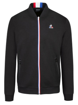 Мужская теннисная кофта Le Coq Sportif TRI FZ Sweat No.1 M - black