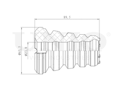 Отбойник переднего амортизатора UNIO DUC-40030
