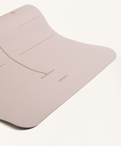 OYSHO Коврик для йоги толщиной 5 мм, бежево-розовый