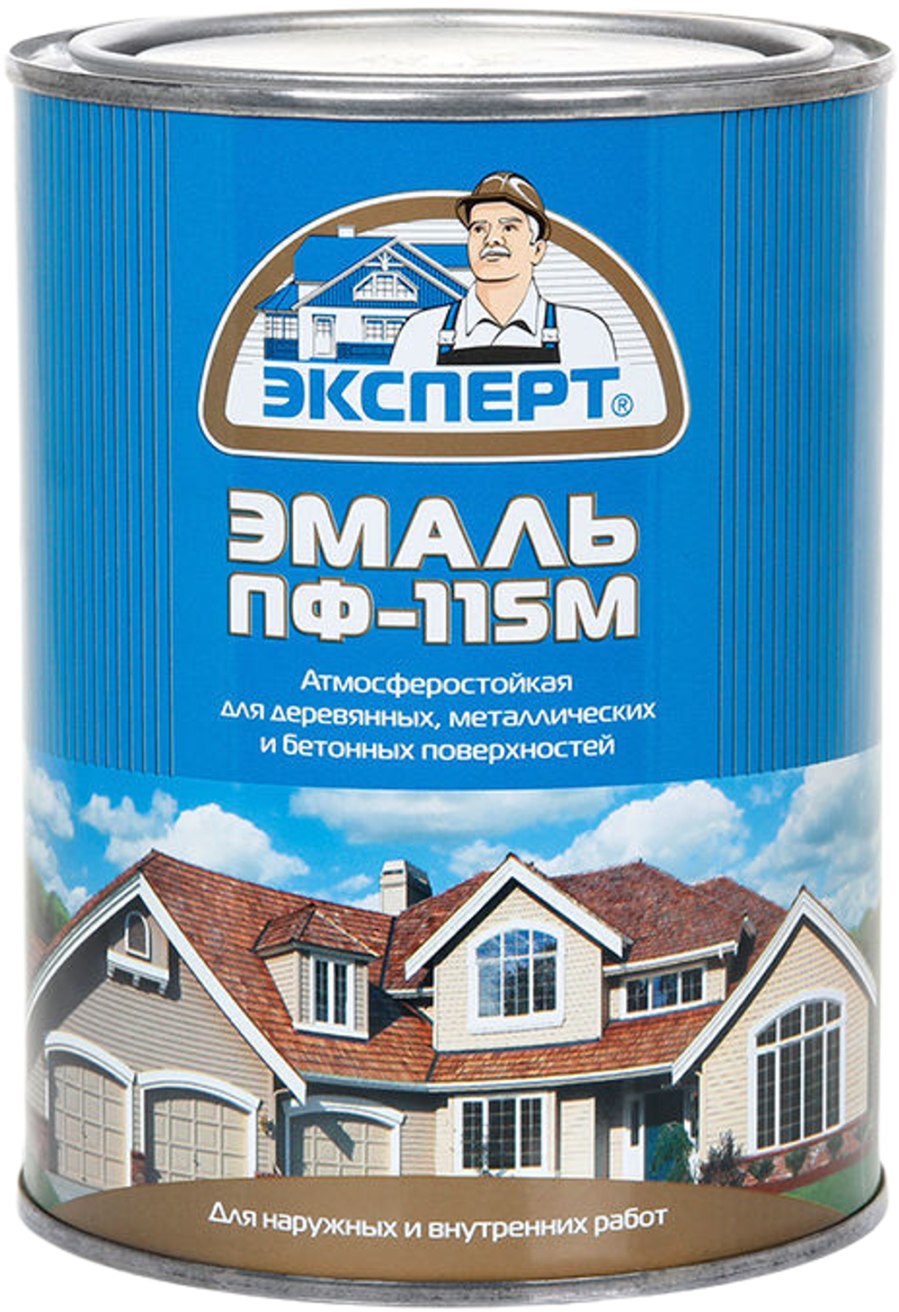 ЭМАЛЬ ЭКСПЕРТ ПФ-115М ГЛЯНЦ ЧЕРНАЯ 0,8КГ