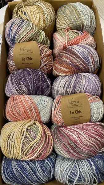 Пряжа Le Chic от Fibra Natura