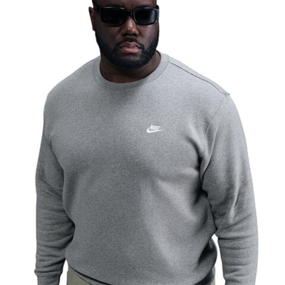 Толстовка Nike Club Sweatshirt Grey