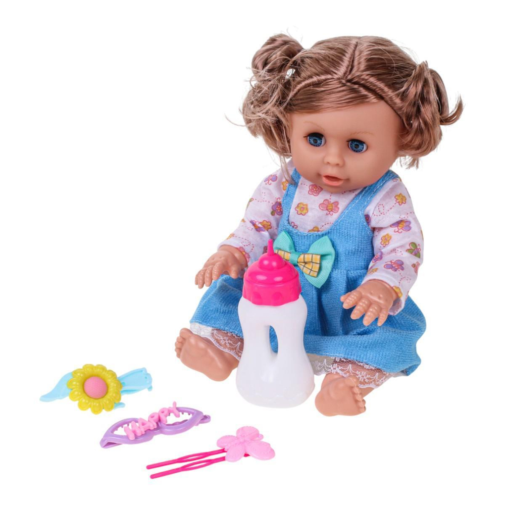 Пупс функциональный с аксесс., коробка L-8060C