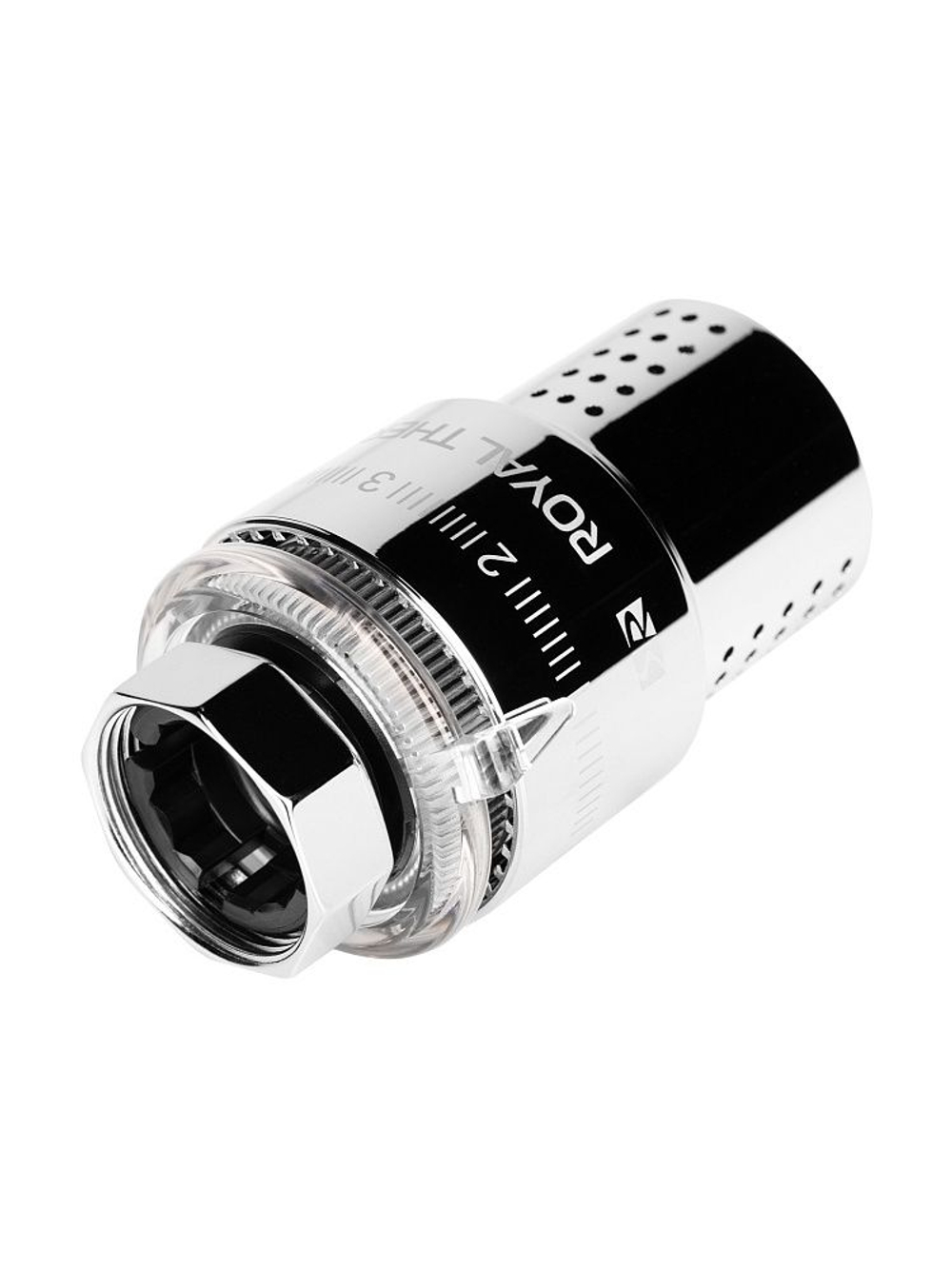 Термоголовка жидкостная Royal THERMO Design М30х1,5 хром (RTE 07.0010)