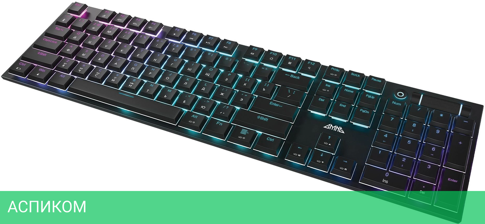 Клавиатура GMNG GG-KB783XPW черный (1910520)