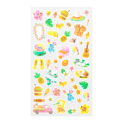 Стикеры Midori Sticker Marché - Hawai-gara