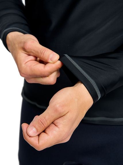 Футболка рашгард лонгслив Sargan Агидель UPF 50+ мужская черно-красная