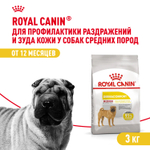 Royal Canin Medium Dermacomfort Медиум Дермакомфорт Корм сухой для взрослых собак средних размеров 3кг