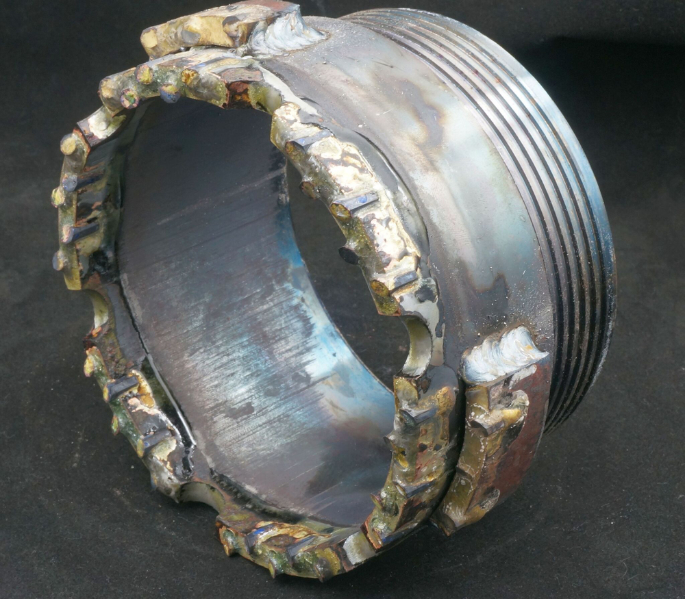 Коронка твердосплавная КТ-2, D=(132)(с расширителями)