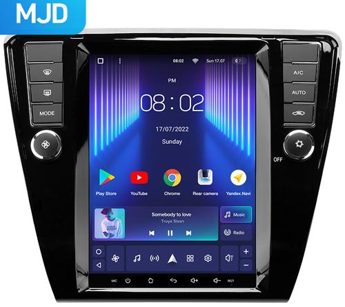 Магнитола для Skoda Octavia A7 2013-2020 (климат) - Teyes TPRO 2 монитор 9.7" QLED в стиле "Тесла" на Android 10, Быстрая, 4G SIM-слот