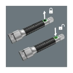 Удлинитель Zyklop со стопором flexible-lock 8796 SB 3/8" WERA 05003591001