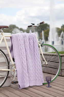 Элитный плед Lux 35 сиреневый от Luxberry Португалия