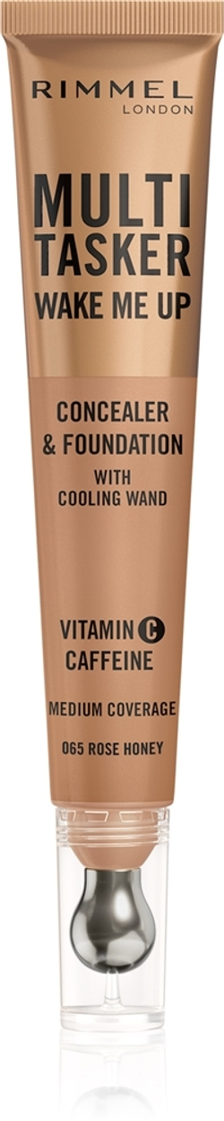 Rimmel Multi-Tasker Wake Me Up - Тональный крем и консилер с осветляющим эффектом, 20 ml