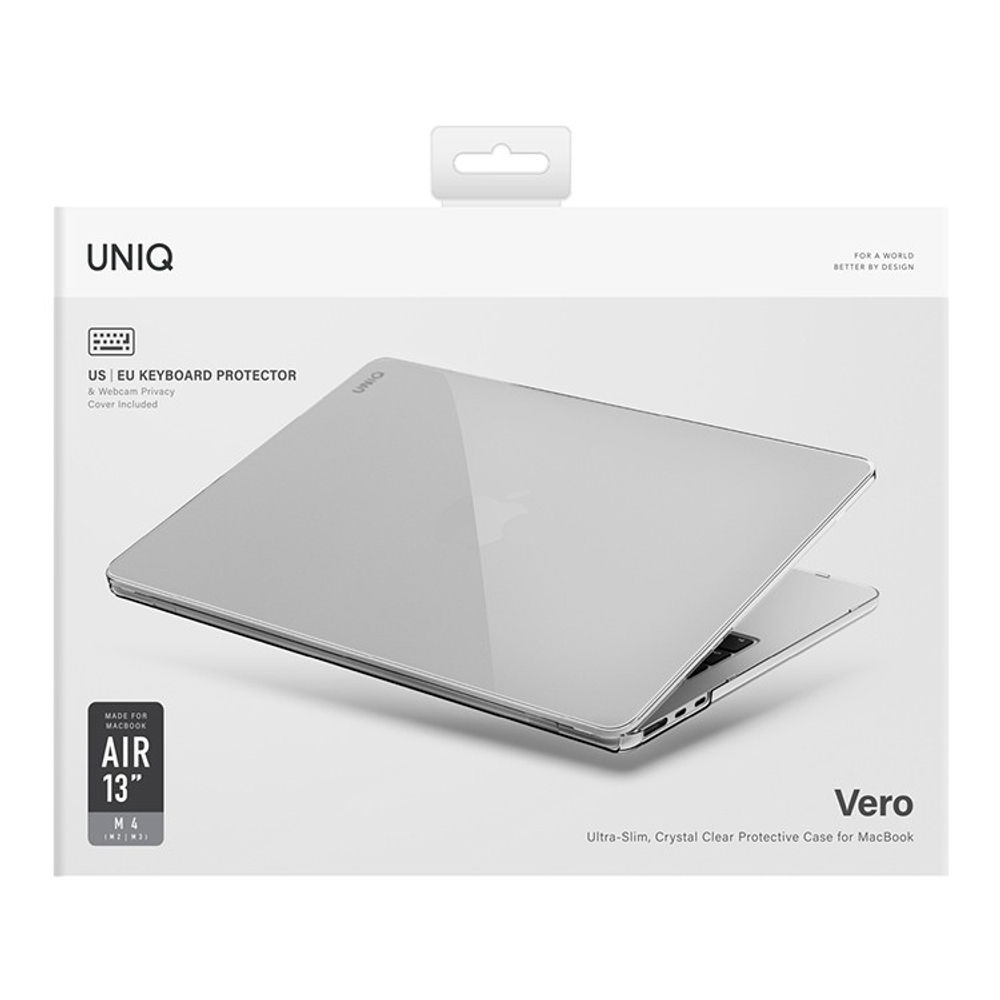 Uniq для Macbook Air 15 (2023-2026 M2-M5) VERO (Crystal Clear)