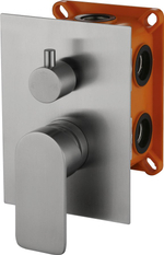 Встраиваемый трёхпозиционный смеситель BelBagno NOVA для ванны и душа NOV-SDM-IN