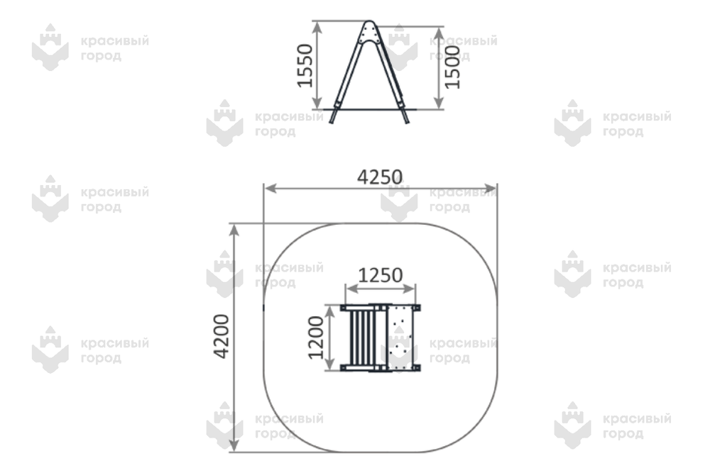 Стенка для перелезания тип-2