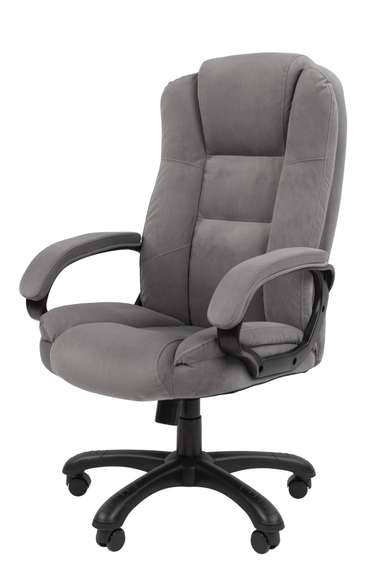 Кресло Chairman Home 600 Россия ткань Т-55 серый
