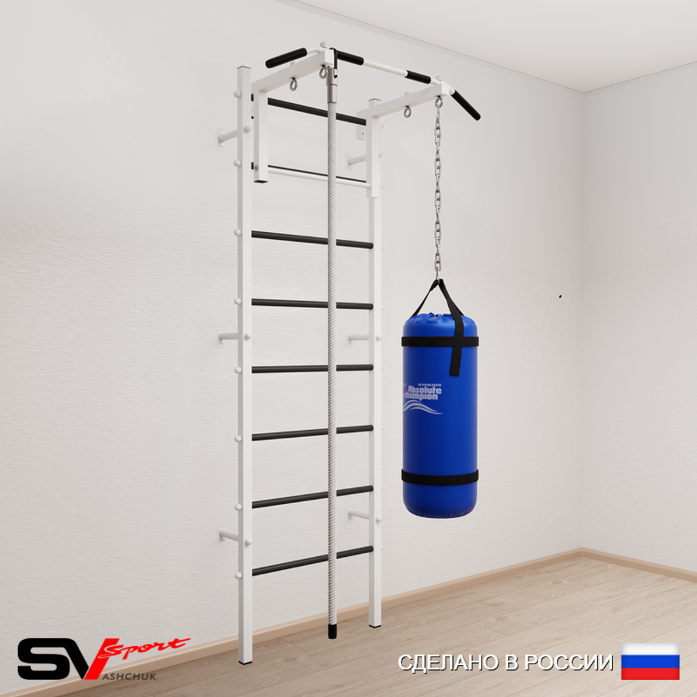 Шведская стенка Sv Sport 5093 (Турник стандарт/Канат/Цепь/Мешок 30кг)