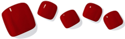 ohora Gel Nail Sticker P Basic Pedicure - Наклейки на ногти для ног оттенок PBS-004, 30 szt.