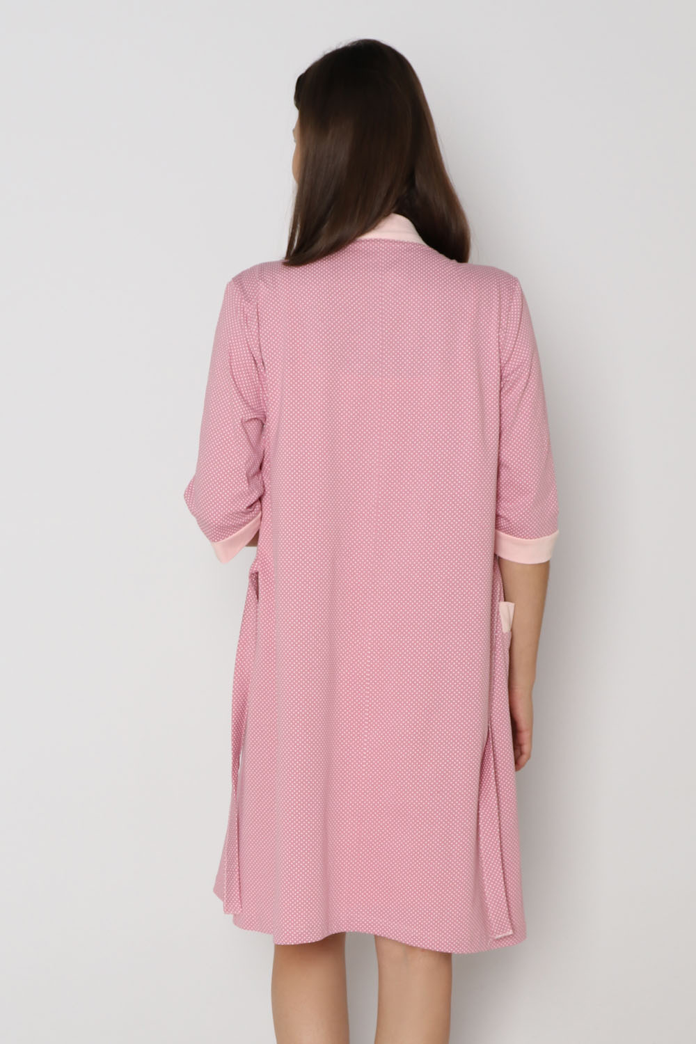 Пижама женская сорочка+халат 0202