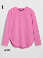 Розовый лонгслив для девочки