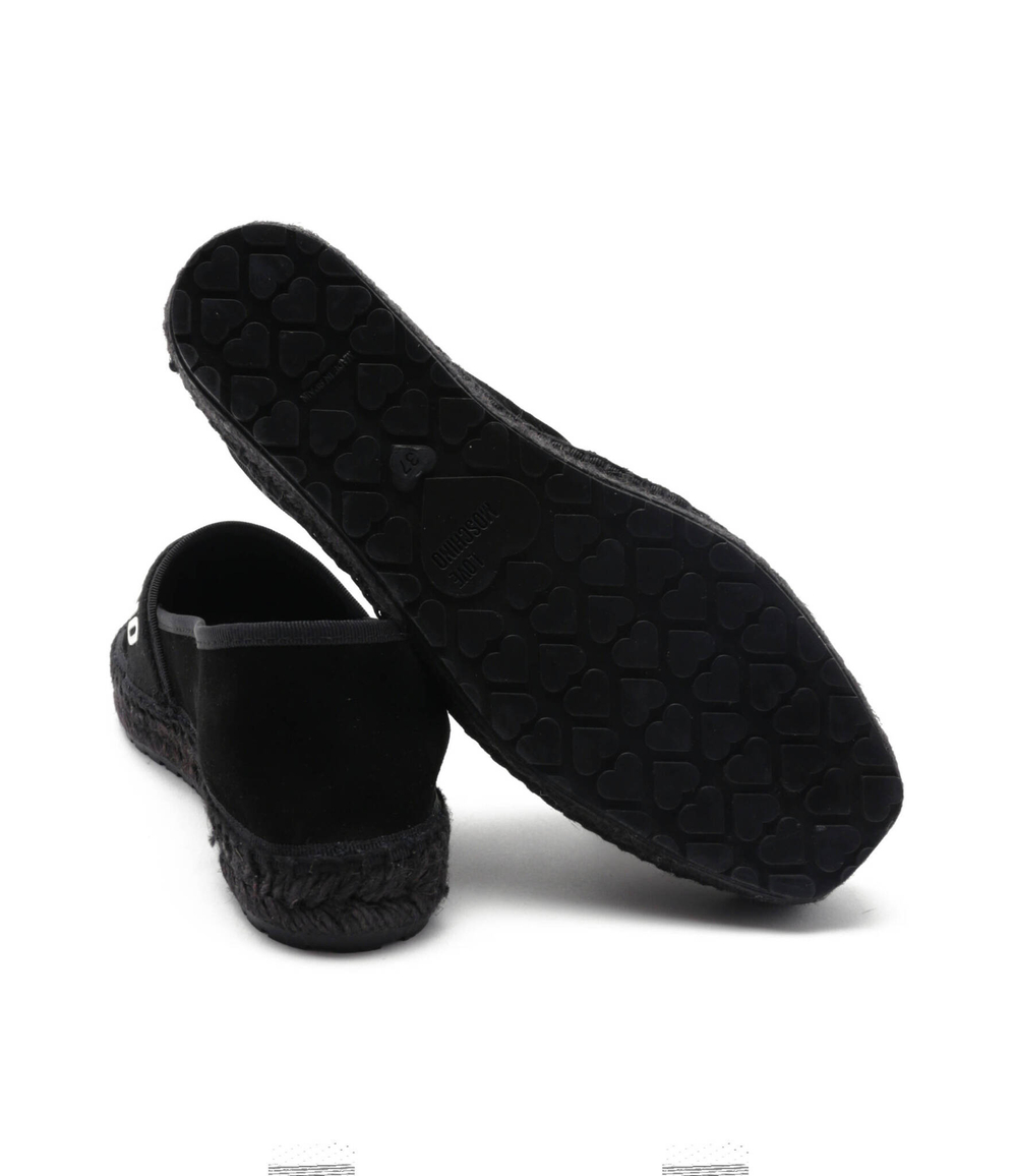 Кожаные эспадрильи Love Moschino - черный(JA10482G0GIG0)