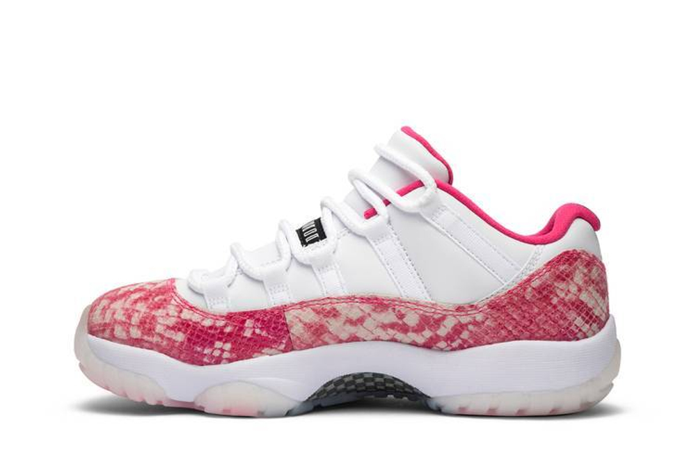 Кроссовки Jordan Air Jordan 11 Pink Snakeskin (Женская размерная сетка)