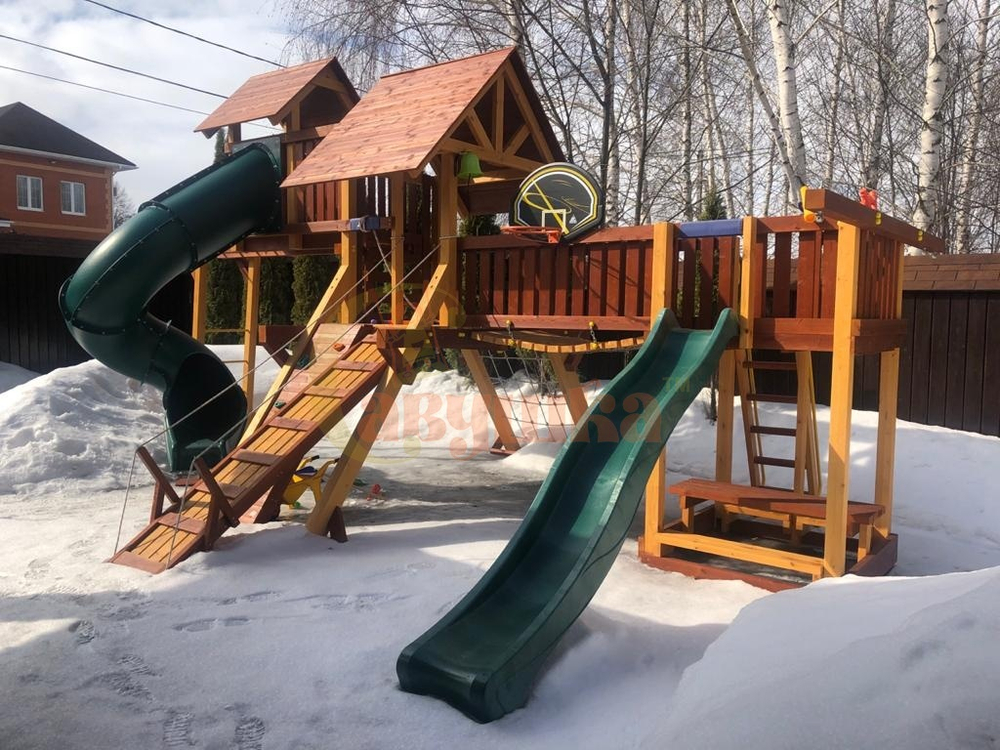 Деревянный игровой комплекс Савушка Lux - 15