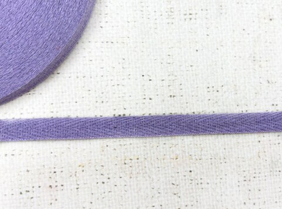 Лента киперная, хлопок, ш. 1 см, сирень