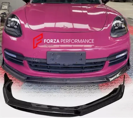 Карбоновая губа переднего бампера для PORSCHE PANAMERA 971 GTS 2020+