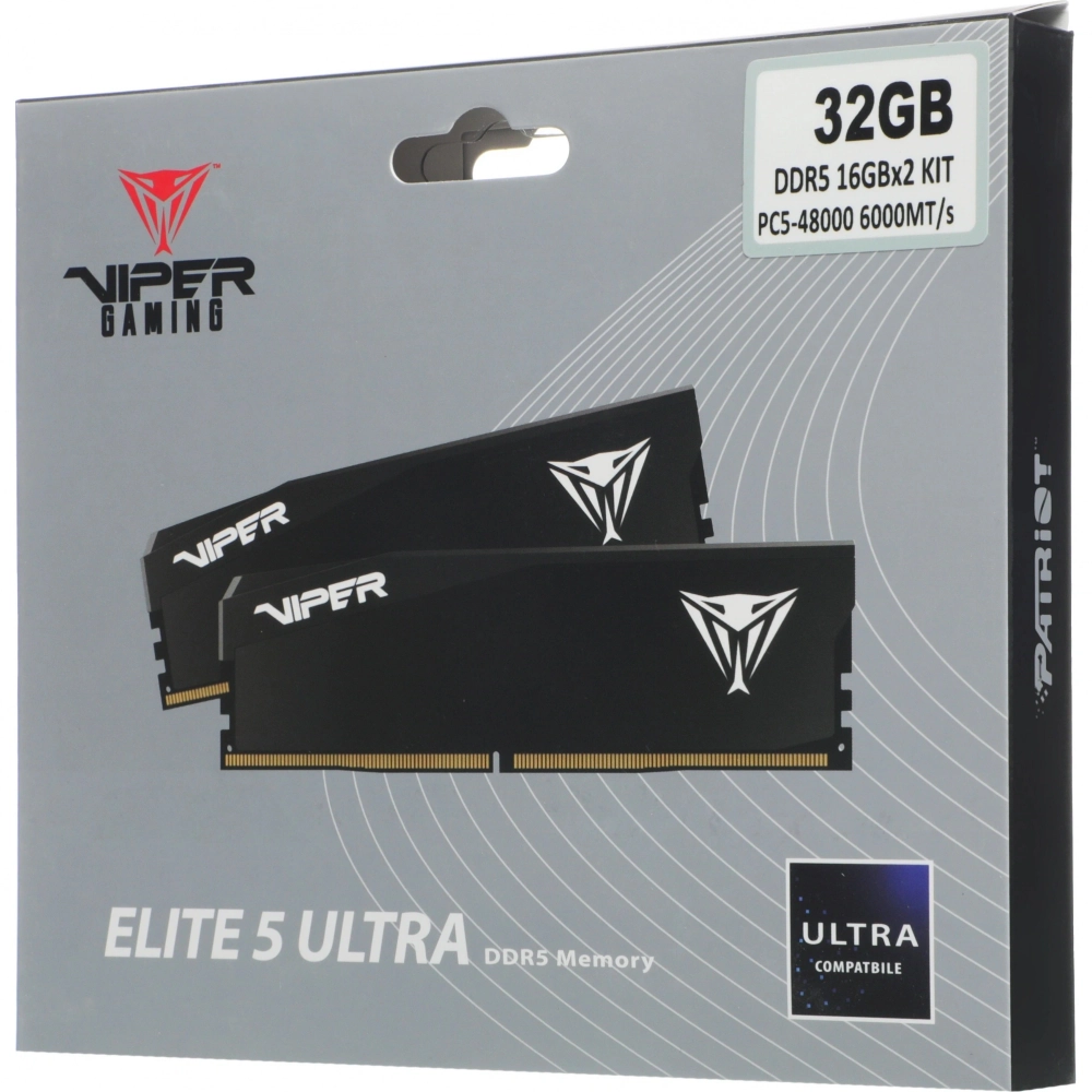 Память оперативная Patriot DDR5 2x16GB 6000MHz Viper Elite 5 Ultra RTL Gaming (VEU532G6028K)