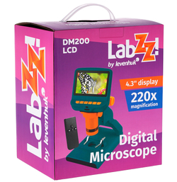 Микроскоп цифровой Levenhuk LabZZ DM200 LCD - фото 3