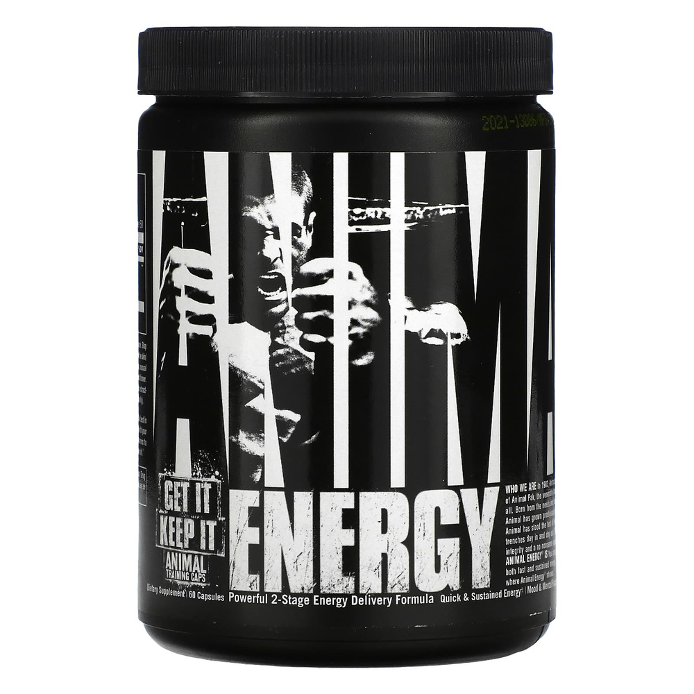 Animal, Energy, средство для повышения энергии, 60 капсул