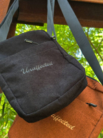 Сумка UNAFFECTED Messenger Вельвет Черный