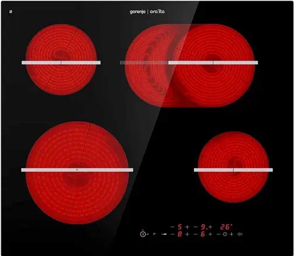 Встраиваемая электрическая варочная поверхность Gorenje ECT648ORAB