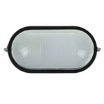 Светильник влагозащищенный 60Вт IP54 НПБ1401 овал черный