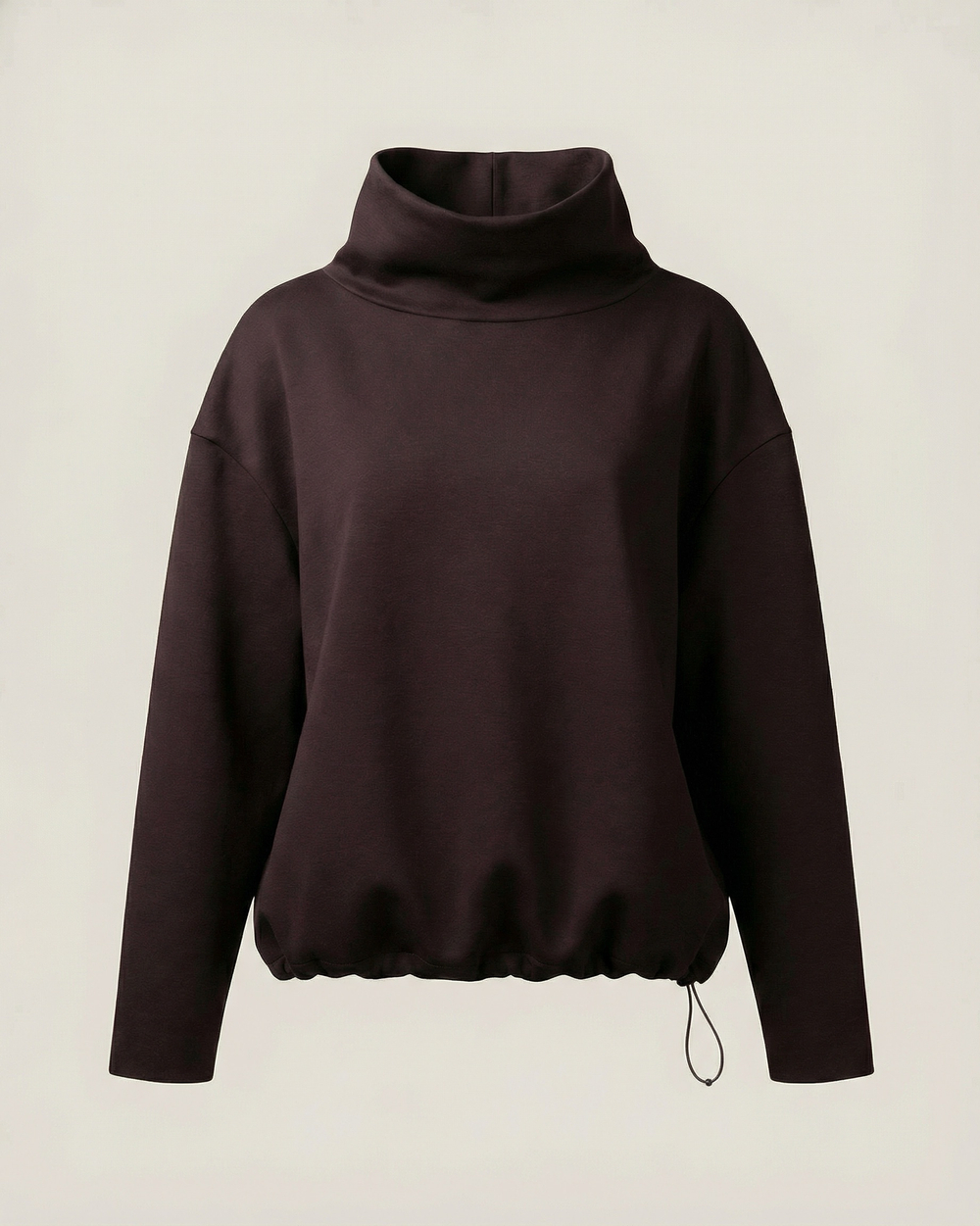 Костюм из мягкого трикотажа джерси в шоколадном