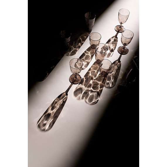 Набор стаканов hollow, 550 мл, серо-коричневый, 4 шт.