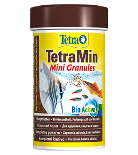 TetraMin Mini Granules корм в mini гранулах для молоди и мелких рыб 100мл.