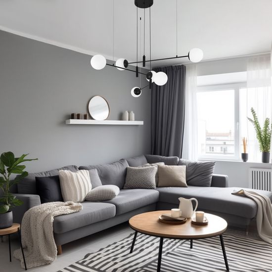 70146/6 / подвесной светильник / черный Smart