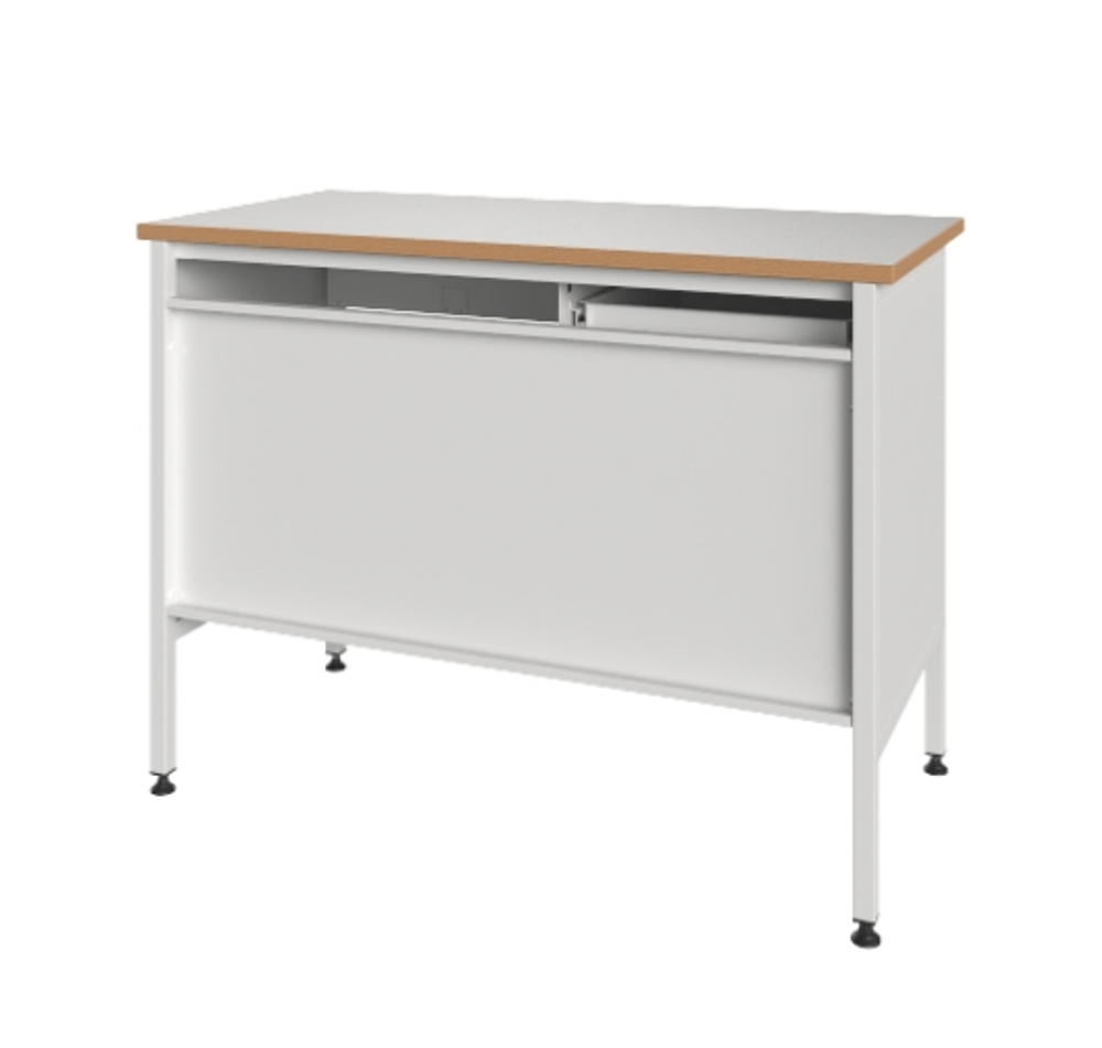 Стол с электрооборудованием с рабочей поверхностью из ламината