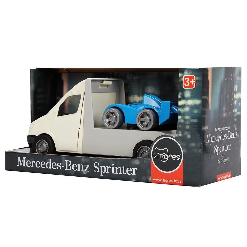 Автомобиль "Mercedes-Benz Sprinter" эвакуатор белый (Тигрес)