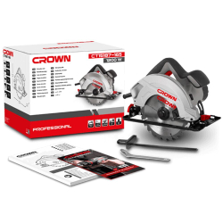 Пила дисковая CROWN 1200Вт, 5500об/м (СТ15187-165)