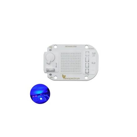 Светодиодный модуль / чип 4060 (синий 100000К) 50Вт 220В / COB-светодиод