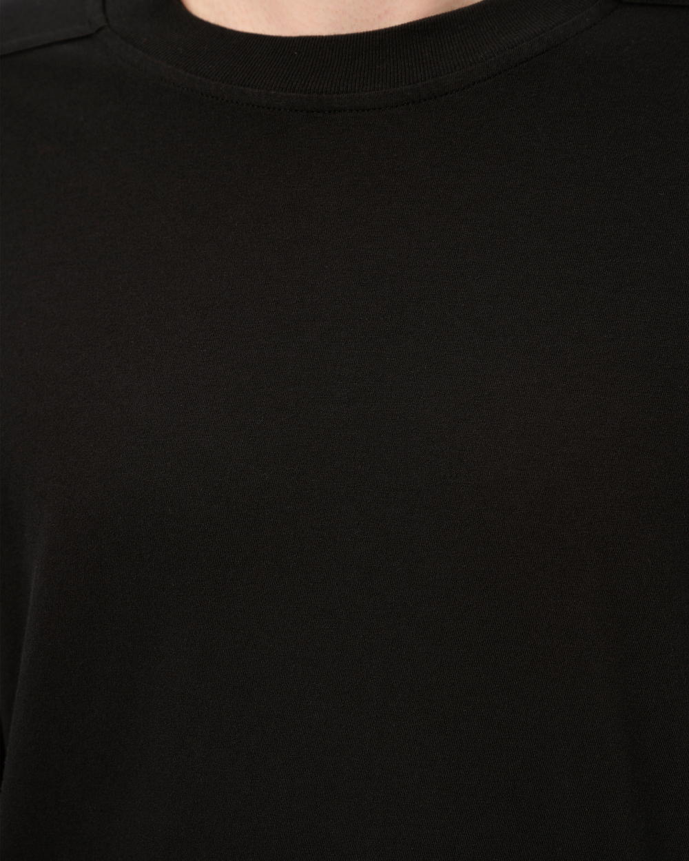 RICK OWENS DRKSHDW ЛОНГСЛИВ ЧЕРНЫЙ HUSTLER